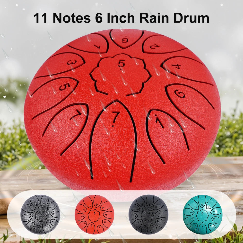 11-Note Steel Tongue Drum Sound Healing Set