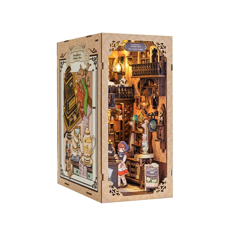 Eternal Bookstore DIY Book Nook Kit with LED Lighting