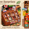 Nostalgic Japanese Corner Shop DIY Book Nook Kit with LED Lighting