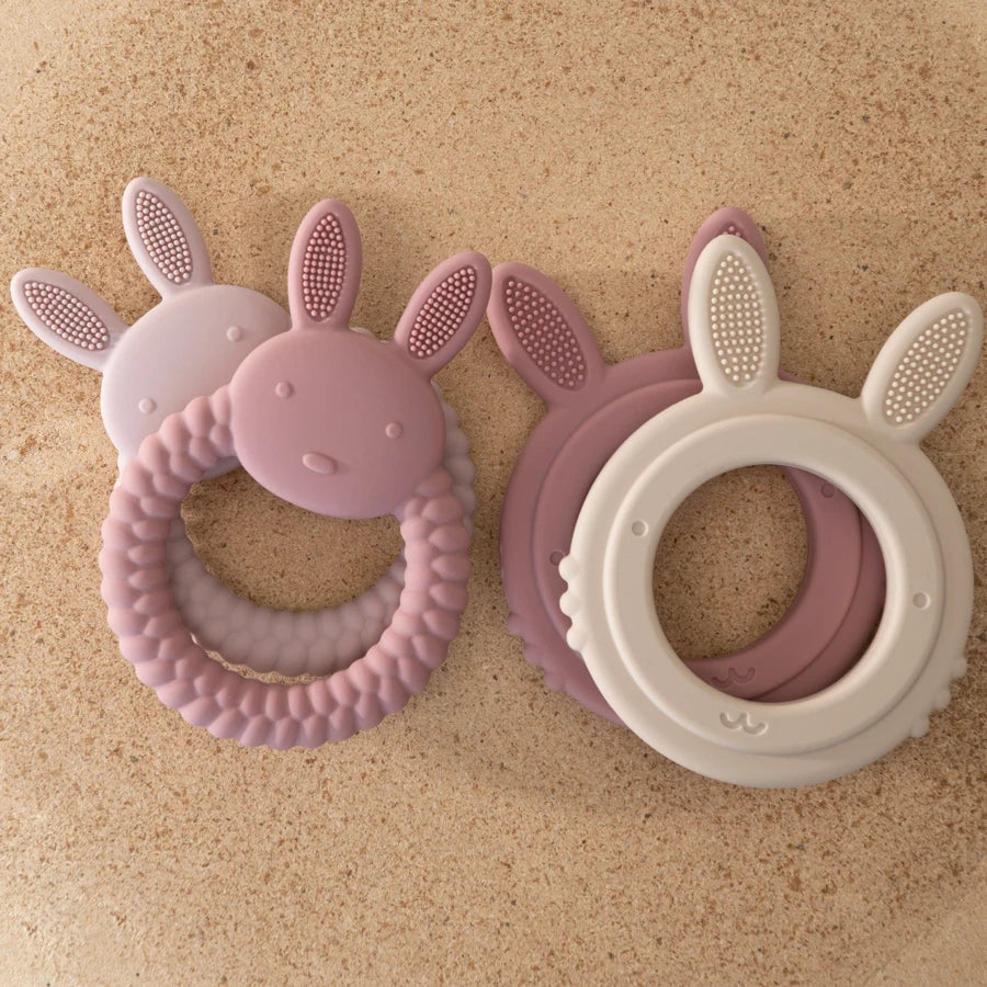 Cartoon Rabbit Silicone Baby Teether