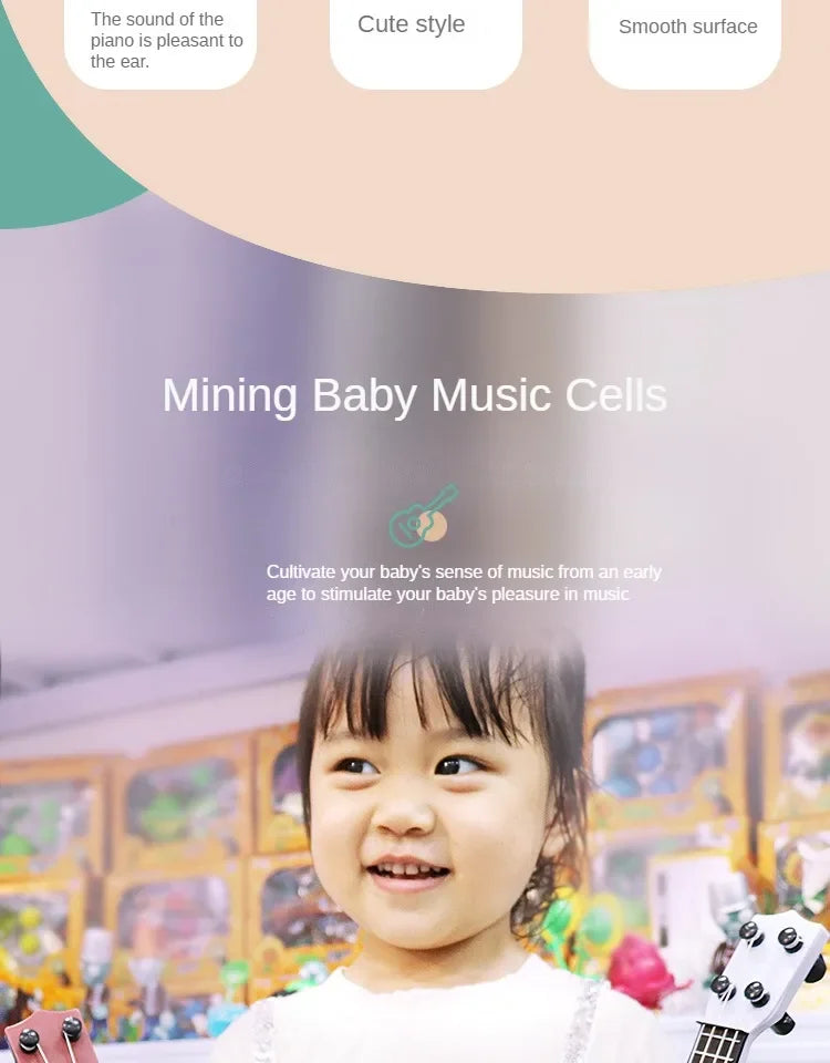 Mini Ukulele Toy for Toddler Musical Learning