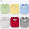 6-Pack 100% Cotton Baby Bibs for Drooling & Teething