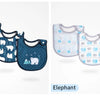 Cotton Bandana Bibs for Babies (3-Pack)