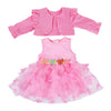 Adorable Baby Doll Clothing Set with Coat and Dress
