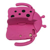 A pink playful cartoon EVA shockproof case designed for an iPad.