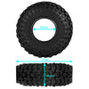 1.3" Mud Terrain Tires for RC Crawler (4-Pack)
