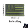 Reflective American Flag Tactical Patch with Glow-in-the-Dark Detail