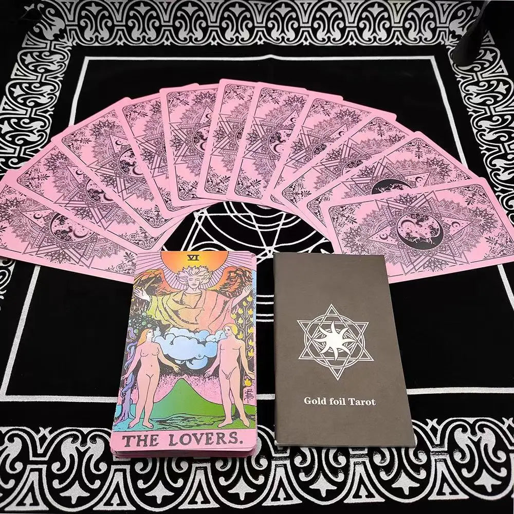 Gold Foil Rider Waite Tarot Deck