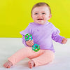 Easy-Grasp Baby Rattle Toy with Soft Teething Edges