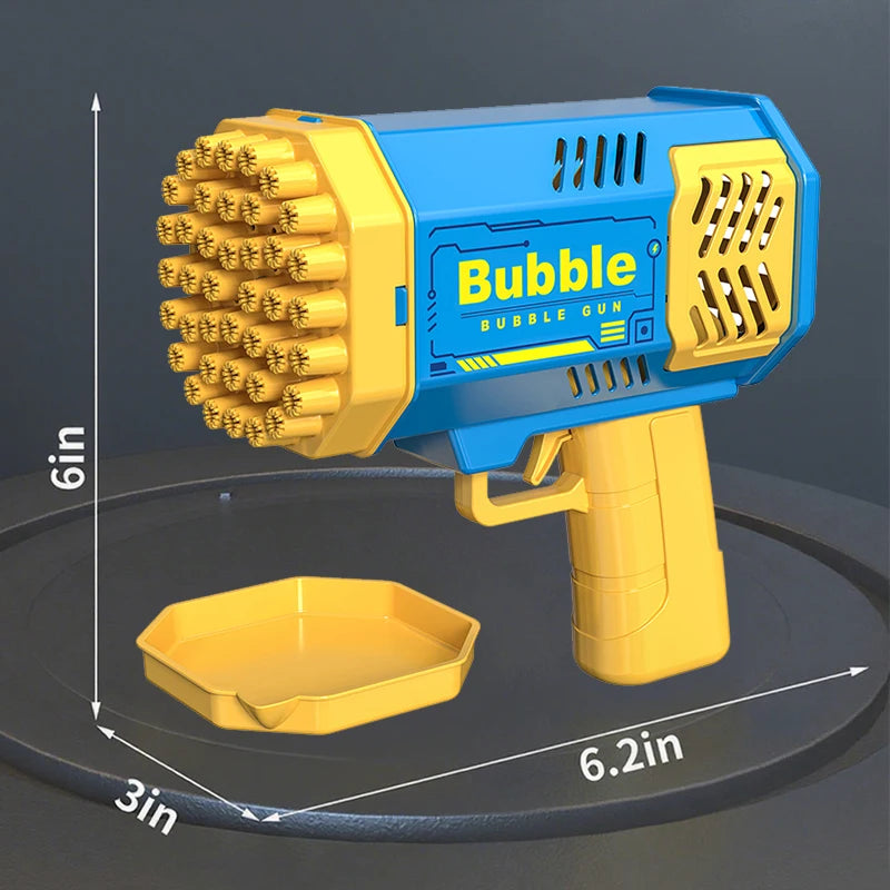Electric Automatic Bubble Gun with 40 Holes