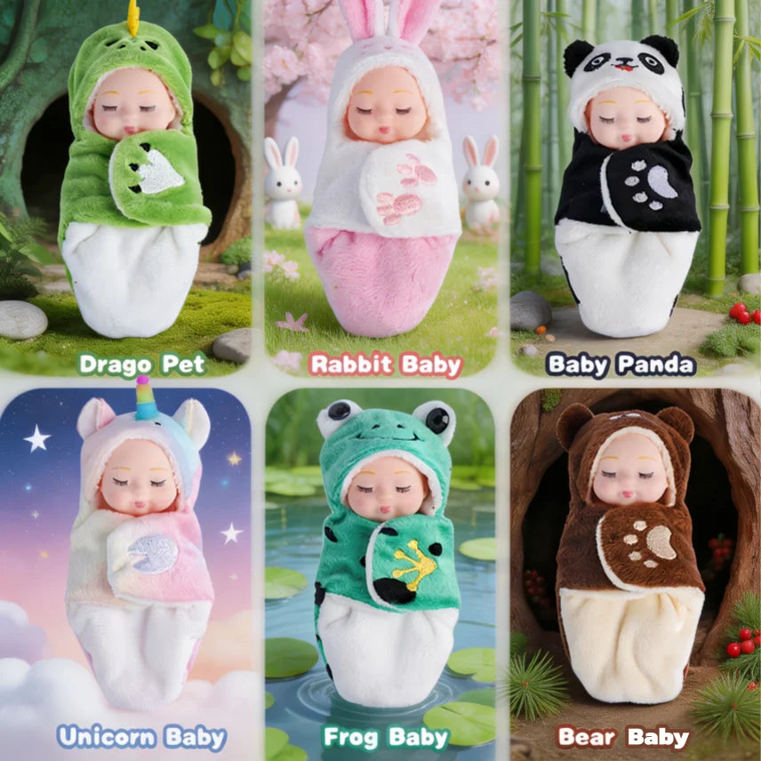 Adorable Plush Finger Puppet Baby Doll Set for Imaginative Play