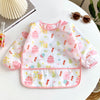 Waterproof Long Sleeve Baby Bib with Full Sleeve Protection