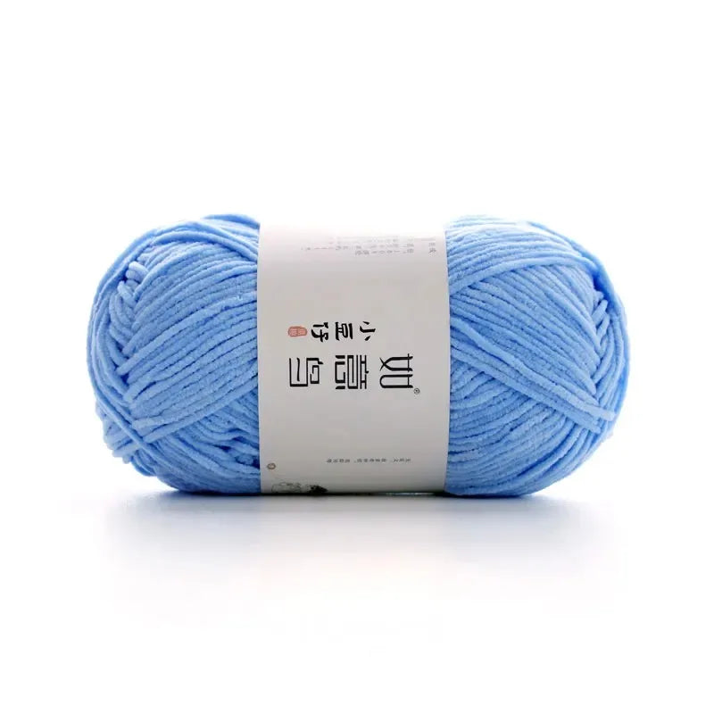 Soft Chenille Yarn for Crochet and Knitting