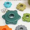 Rainbow Twist & Stack Nesting Rings Toy for Toddlers
