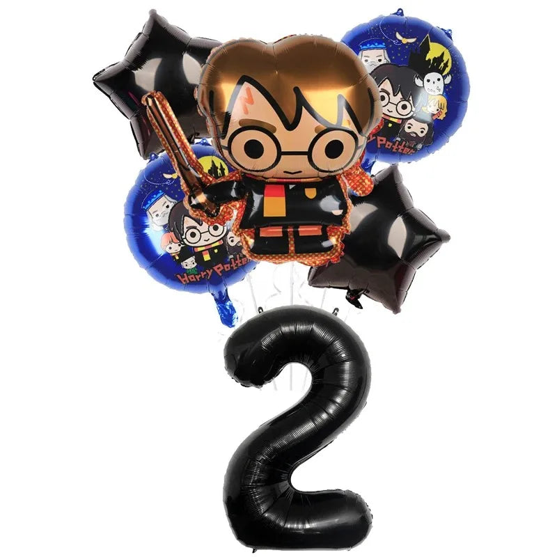 Cartoon Themed Kids Party Decoration Set with Face Stickers, Gift Bags & Slap Bracelets