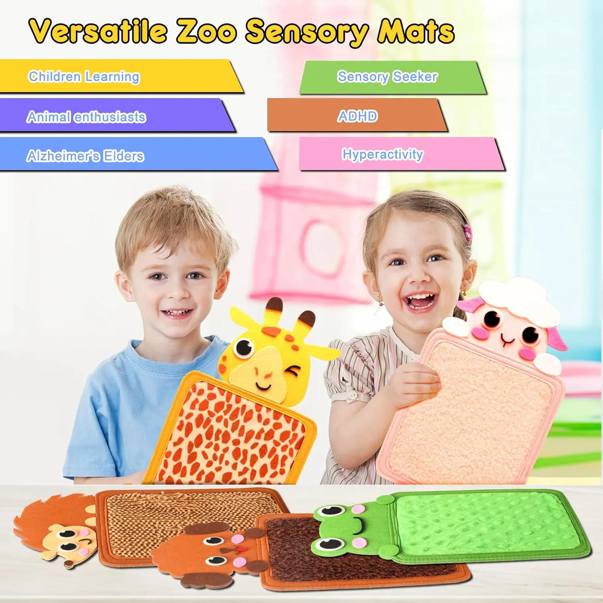 Montessori Sensory Busy Board for Toddlers – Fine Motor Skills & Life Learning Toy