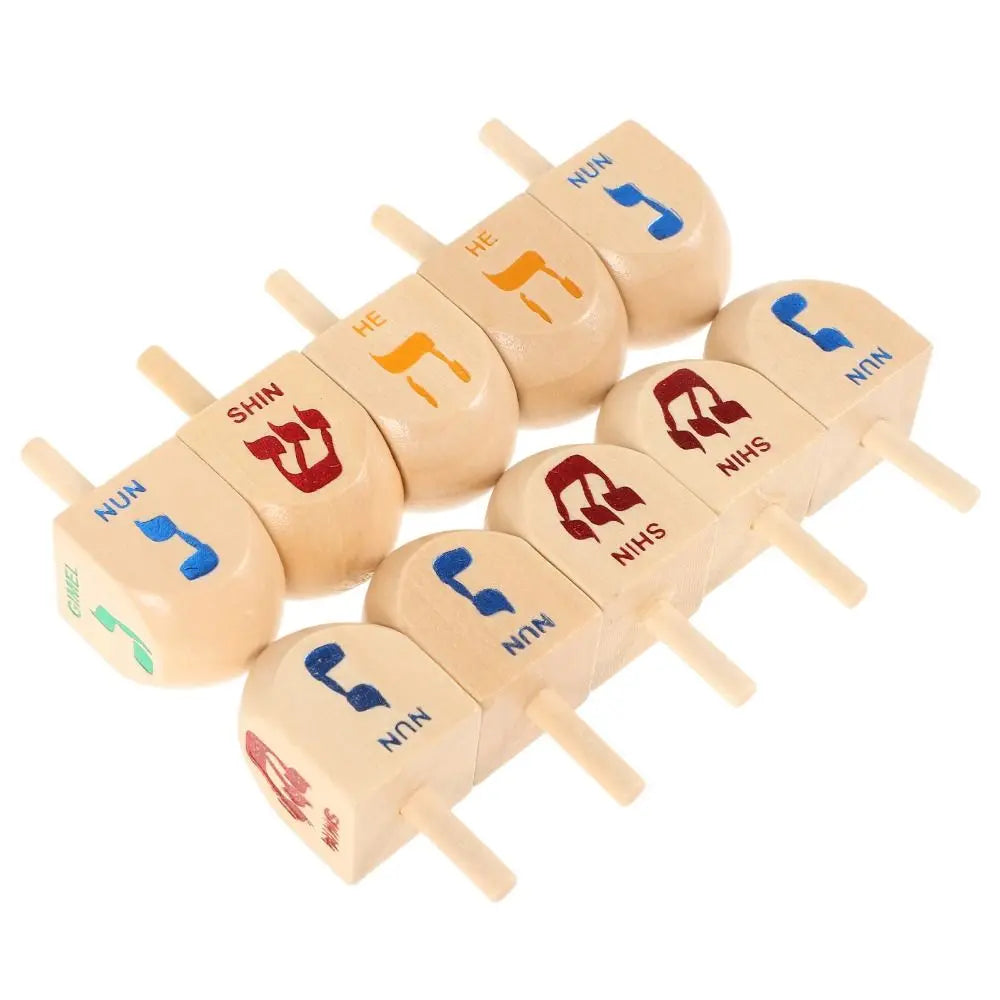 Classic Wooden Spinning Tops for Kids