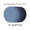 Iron-On Denim Patches for Jeans Repair & DIY Crafts