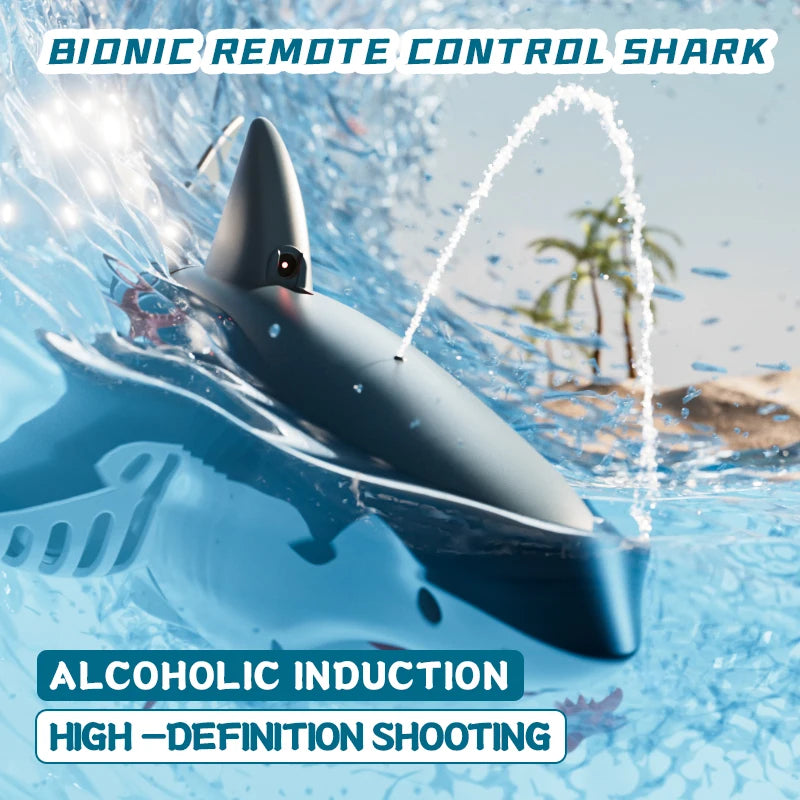 Realistic Remote Control Shark Toy with Rechargeable Battery