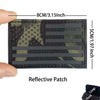 Reflective American Flag Tactical Patch with Glow-in-the-Dark Detail