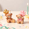 Heart-Shaped Balloon Bear Silicone Mold for Candles & Resin Crafts