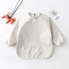 Long-Sleeve Waterproof Baby Bibs for Toddlers