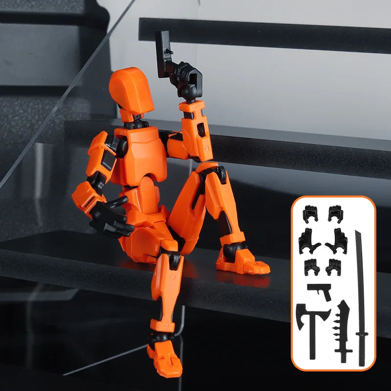 3D Articulated Action Figure Building Toy