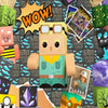 A collection of colorful magnetic building cubes and stacking blocks in various shapes and colors.