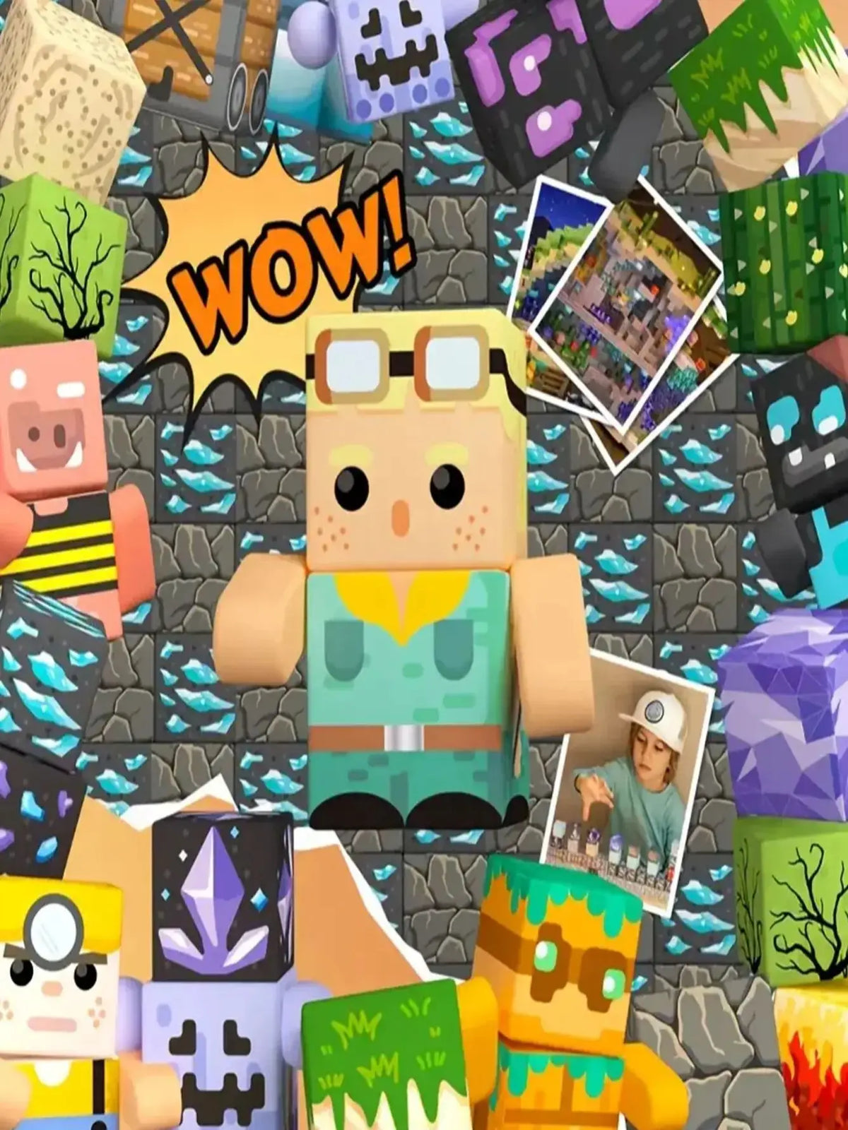 A collection of colorful magnetic building cubes and stacking blocks in various shapes and colors.