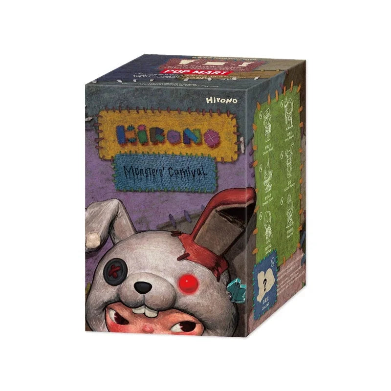 A box for the Hirono Monsters Carnival series collectible figure featuring a dog character.