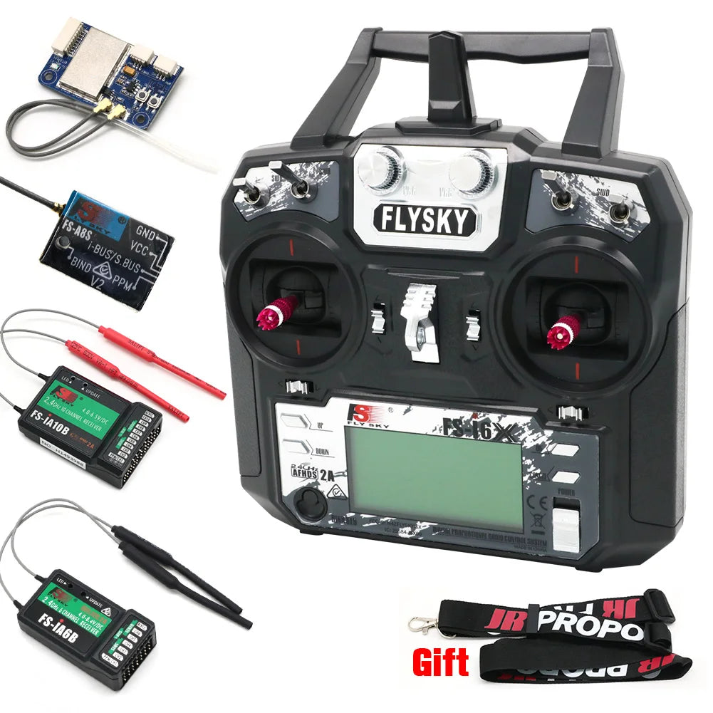 FlySky FS-i6X 10-Channel 2.4GHz RC Transmitter with Receiver