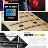 RX series electric guitar strings featuring hexagonal carbon steel for a 6-string set