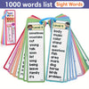 1000 Sight Words Flash Cards for Kids Learning Set