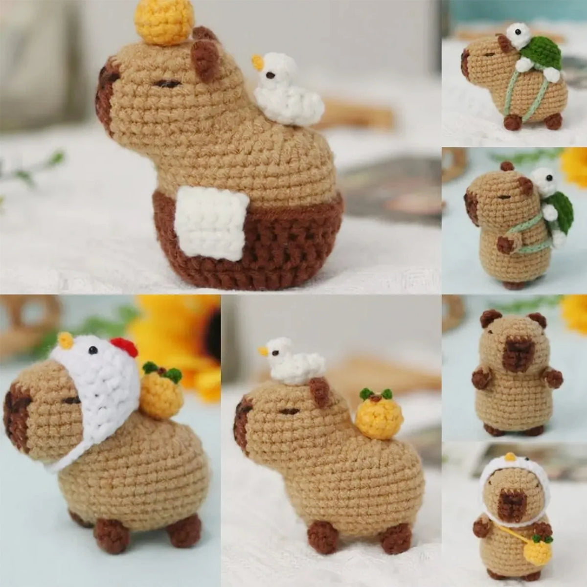 Capybara Crochet Kit for Beginners