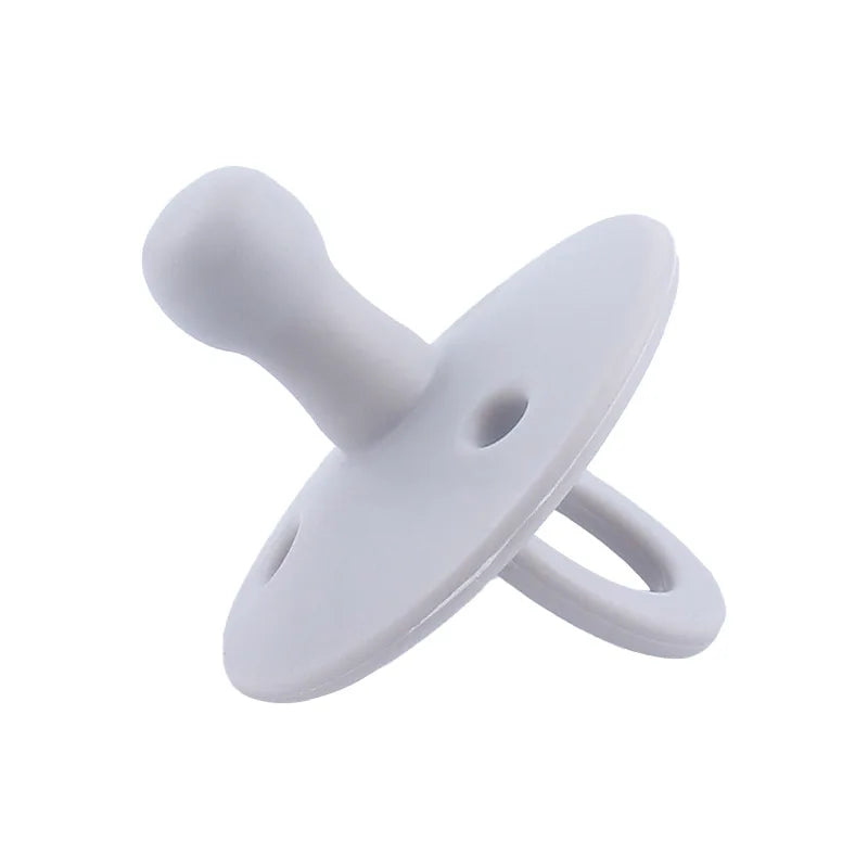Soft Silicone Baby Pacifier with Clip Chain