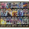 A collection of Yu-Gi-Oh! anime style cards featuring classic monsters and Egyptian gods.