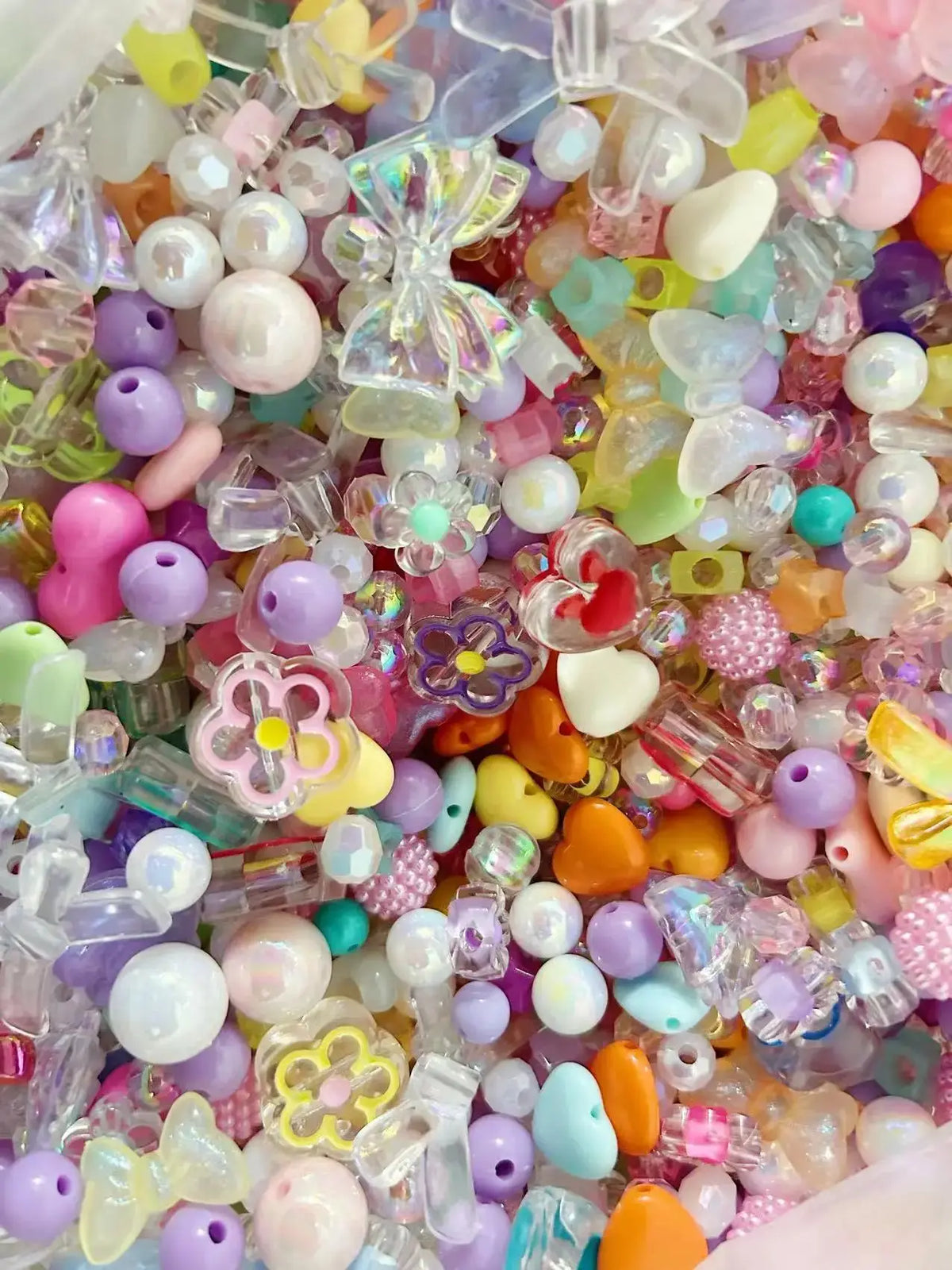 Spring Pastel Acrylic Beads for Jewelry Making – Mixed Baroque Shapes