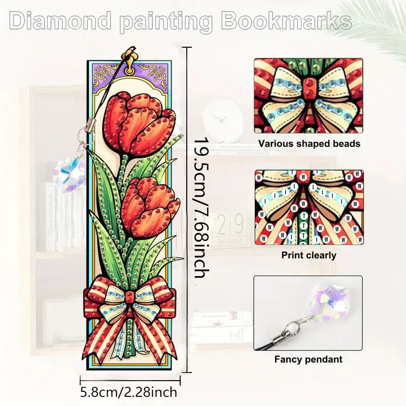 DIY Diamond Art Bookmark Craft Kit