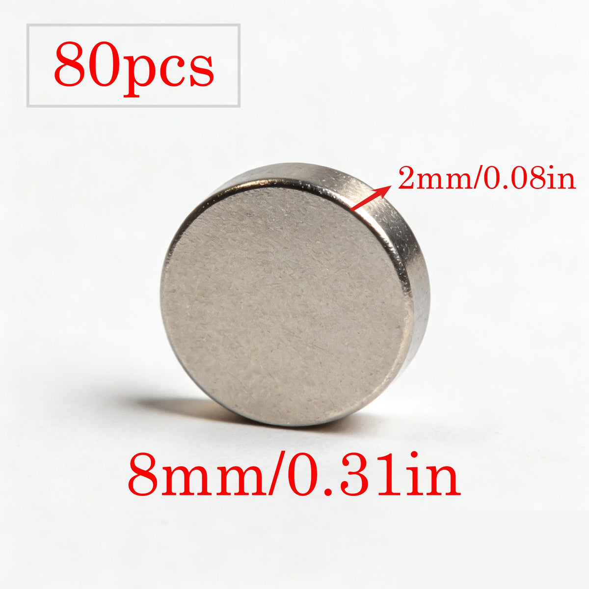Round Magnetic Discs for Crafts, Office, and Home Organization