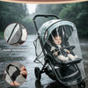 Universal Waterproof Stroller Rain Cover with Breathable Vent