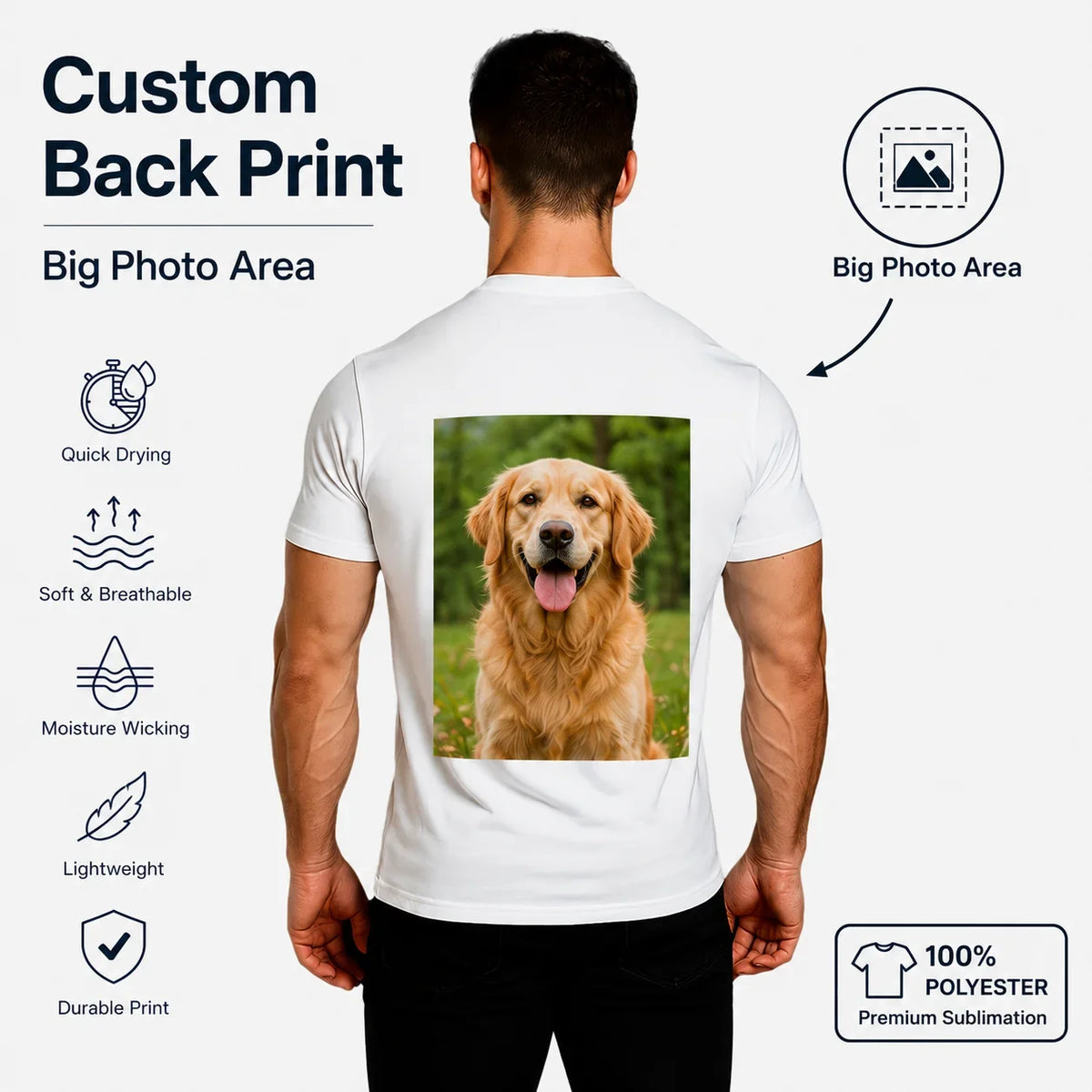 Personalized Photo Print T-Shirt