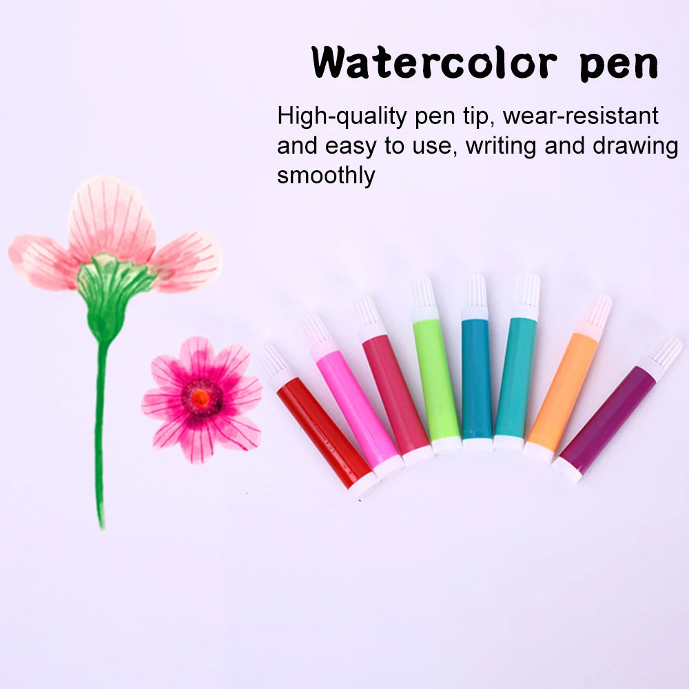 208-Piece Watercolor Painting Set with Drawing Supplies