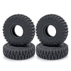 1.0" Mud Terrain Tires for 1/18 & 1/24 RC Crawlers (4-Pack)