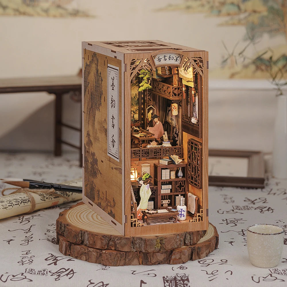Eternal Bookstore DIY Book Nook Kit with LED Lighting