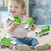 Mini Pull-Back Sanitation Trucks Set of 4