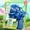 Dinosaur Bubble Gun with LED Lights – Automatic Bubble Blower for Kids