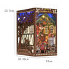 DIY Book Nook Kit – Magic House Wooden 3D Puzzle Bookshelf Insert