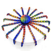 Colorful octopus desktop statue with eight tentacles in various bright colors