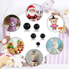 Black Plastic Safety Eyes for Doll Making