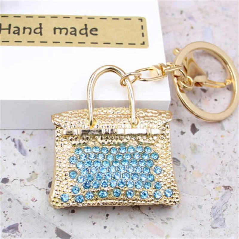Crystal Rhinestone Handbag Keychain